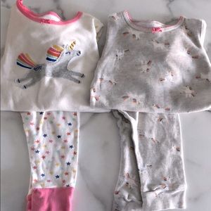 Toddle girl matching pajama sets